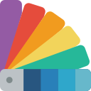 A fan deck of color swatches.